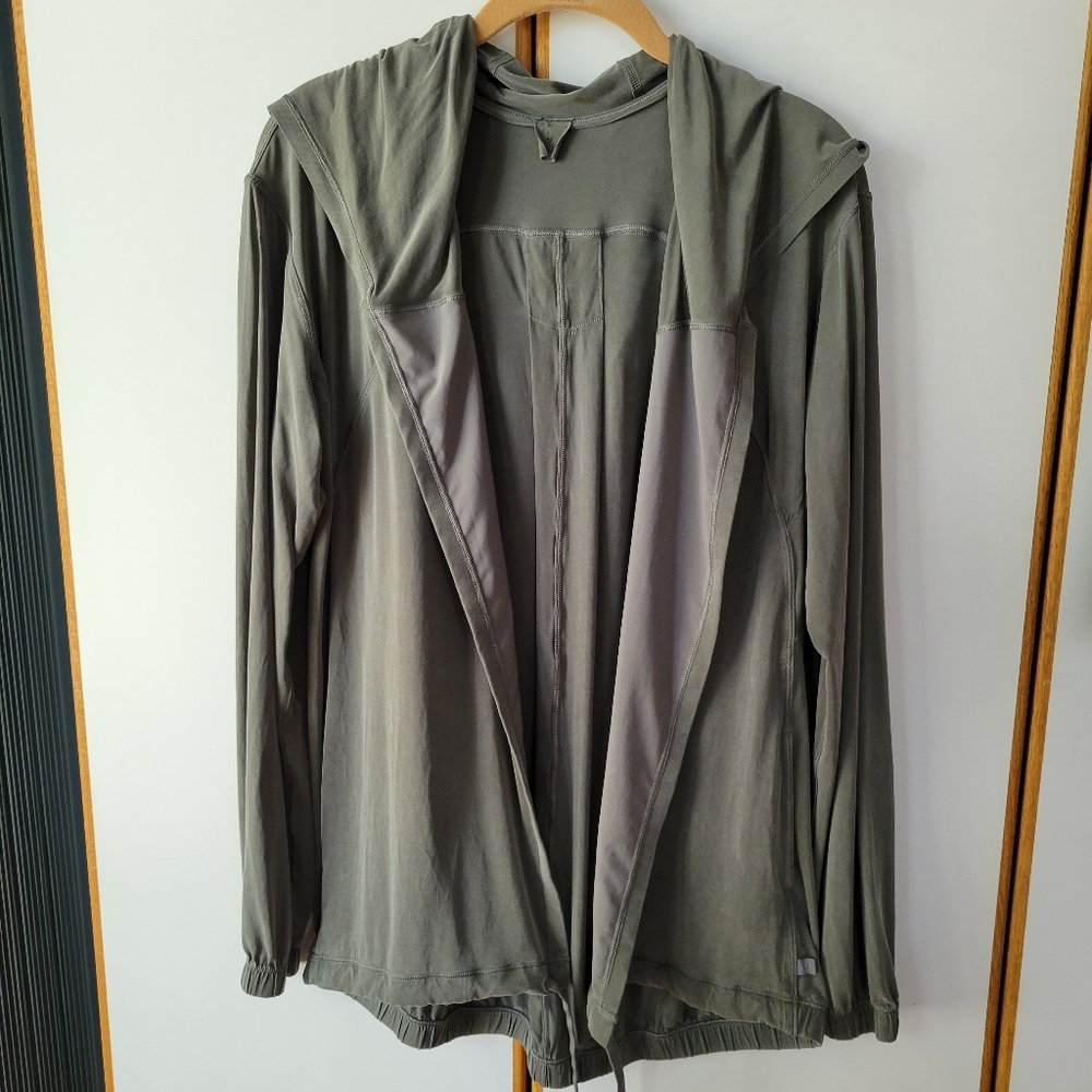 Lululemon Into Something Good Hoodie Jacket Grey Sage 4 - Picture 8 of 14